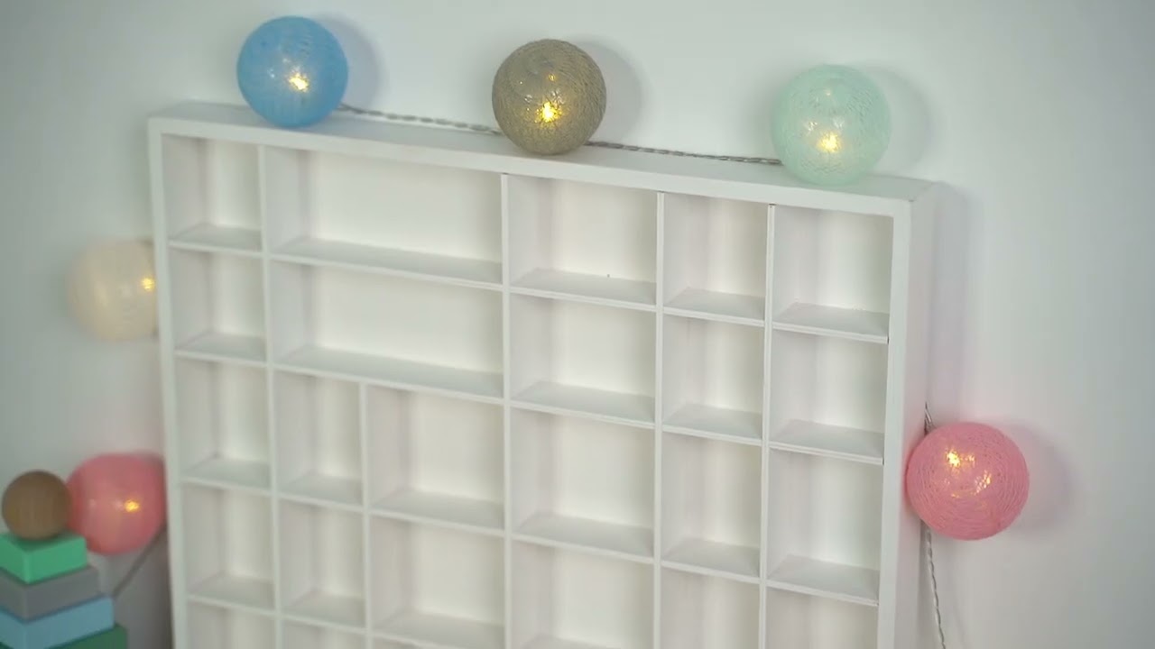 Setzkasten aus Holz Groß - Weiß - Schaukasten Vitrine als Wandregal | Holz-Setzkasten Sammlervitrine