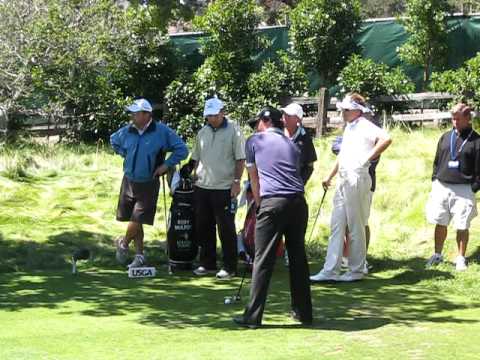 Rory McIlroy - 3 wood swing - 2010 US Open at Pebb...