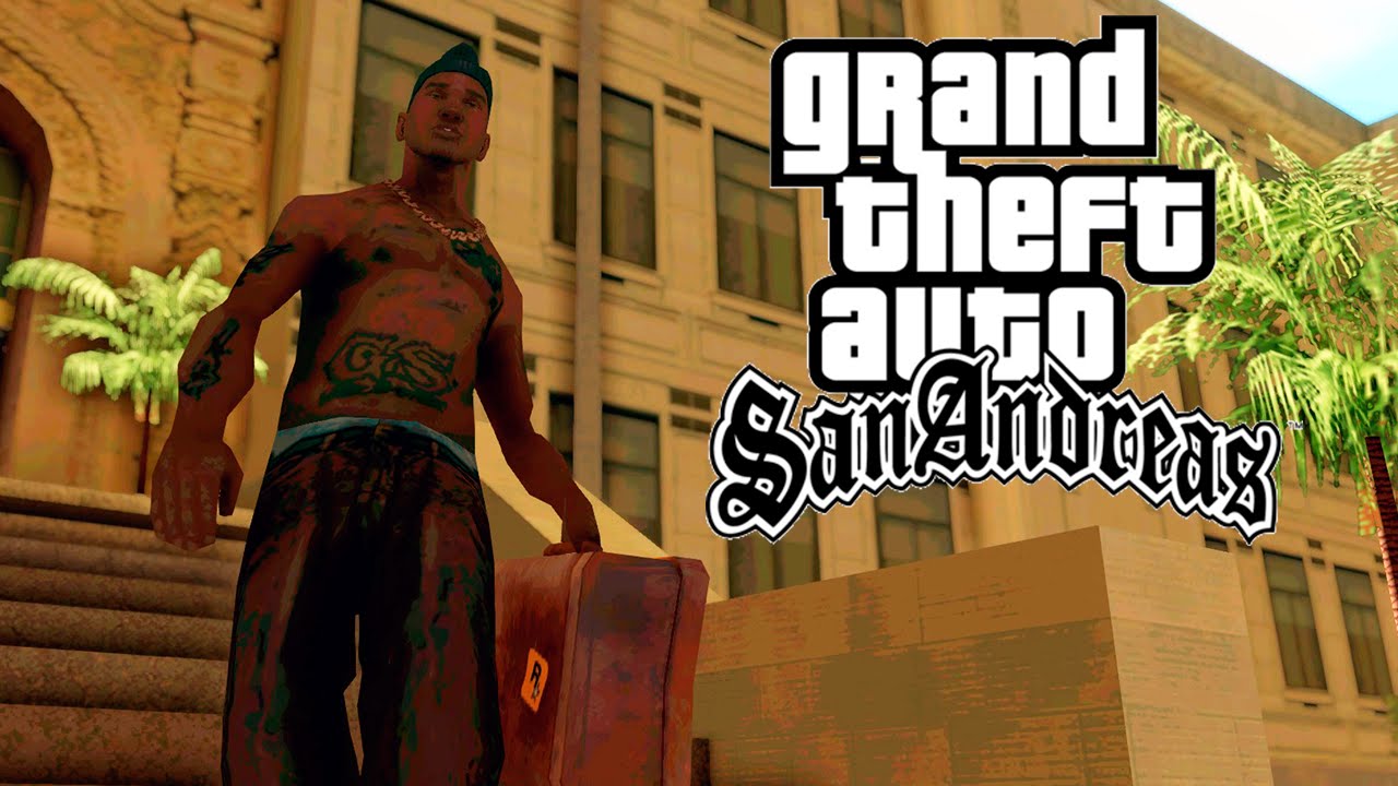 GTA SAN ANDREAS  O INICIO EM HD (PORTUGUÊS/HD MOD) 