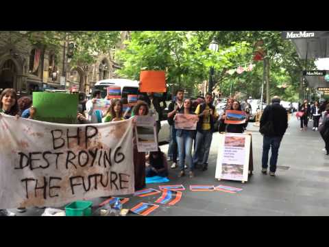 PROTEST AGAINST BHP