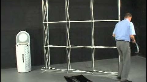 Pop Up Trade Show Display Design  (Linear Booth) Los Angeles - "Prestige" Set-up Video