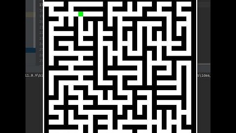 Java Swing Maze Game implements using stack