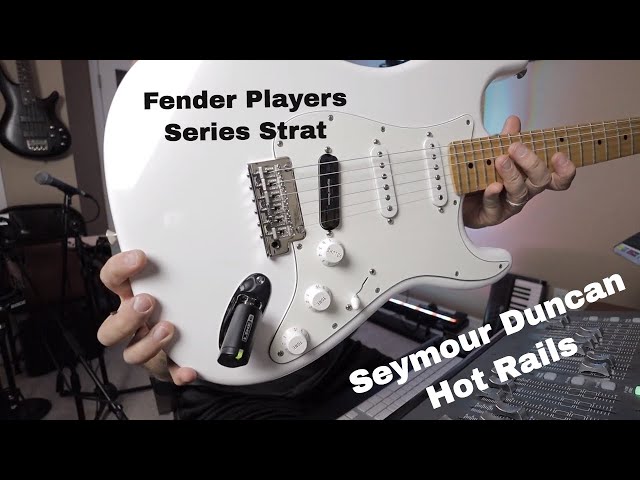 Fender Players Series Strat Seymour Duncan Pickup Hotrails Pickup ...