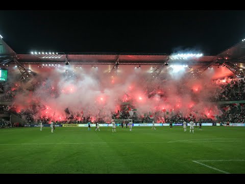 Oprawa kibiców Legii na meczu z Górnikiem