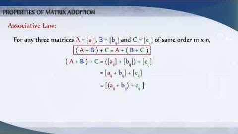 3-4-3 Properties of Matrix Addition - Chapter 3: CBSE Class 12 Mathematics