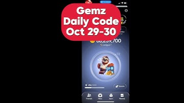 29 - 30 October 2024 Gemz Daily Code Today #gemz #gemzciphercode