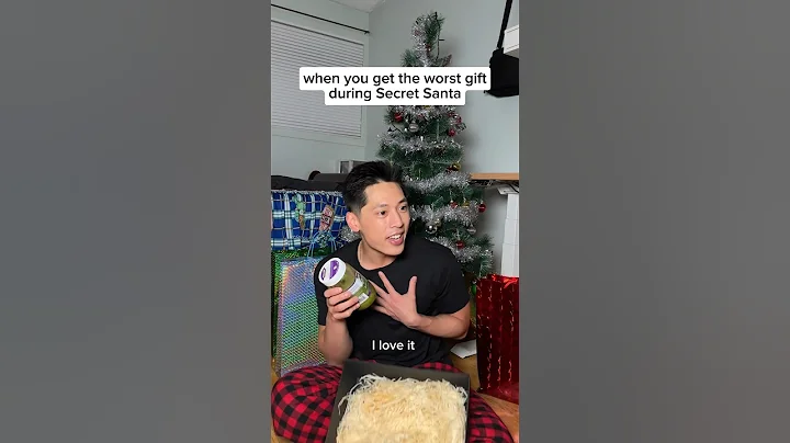 when you get the WORST secret santa gift 🤣🤣 #shorts #comedy #relatable #christmas #secretsanta