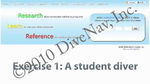 How To Choose a Dive Computer online class - m3s1