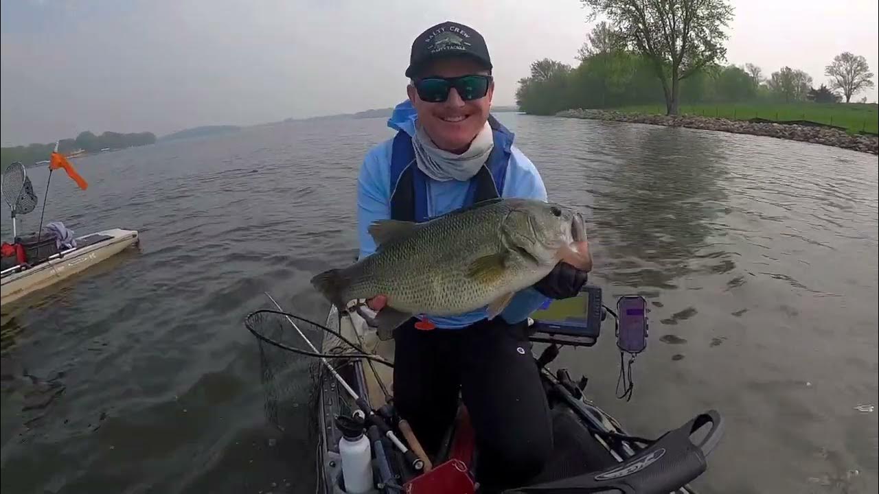 Okoboji Kayak Bass Fishing May 2023 YouTube