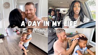 DADDY IS BACK!!! | DAY IN OUR LIFE | Daily Vlog | Gymnastics 🤸