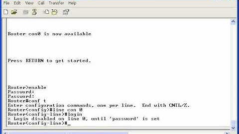306   26  Basic IOS Commands   06  Set Console Aux