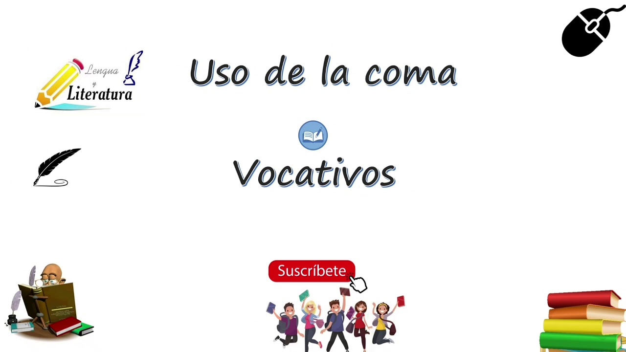 Gramática: Uso de la coma en los vocativos ( video corto) - YouTube