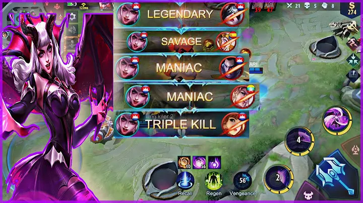 ALICE SAVAGE!! 21 Kill - Alice Mobile Legends | Al...