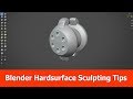 Blender 2.82 Hardsurface Sculpting Tips