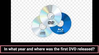 04 In what year and where was the first DVD released