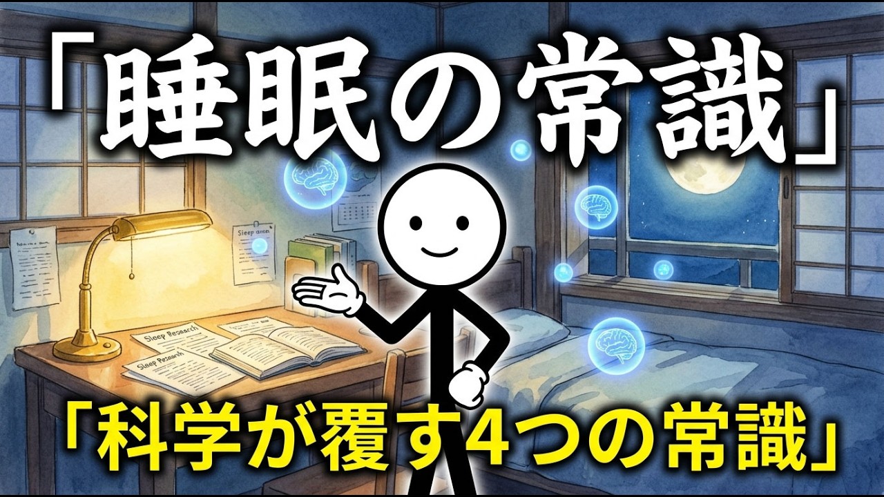 日本人の9割が知らない睡眠の常識【科学的根拠に基づく完全解説】