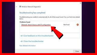 How to Fix Ethernet Doesn't Have a Valid IP Configuration (2026 FIX)