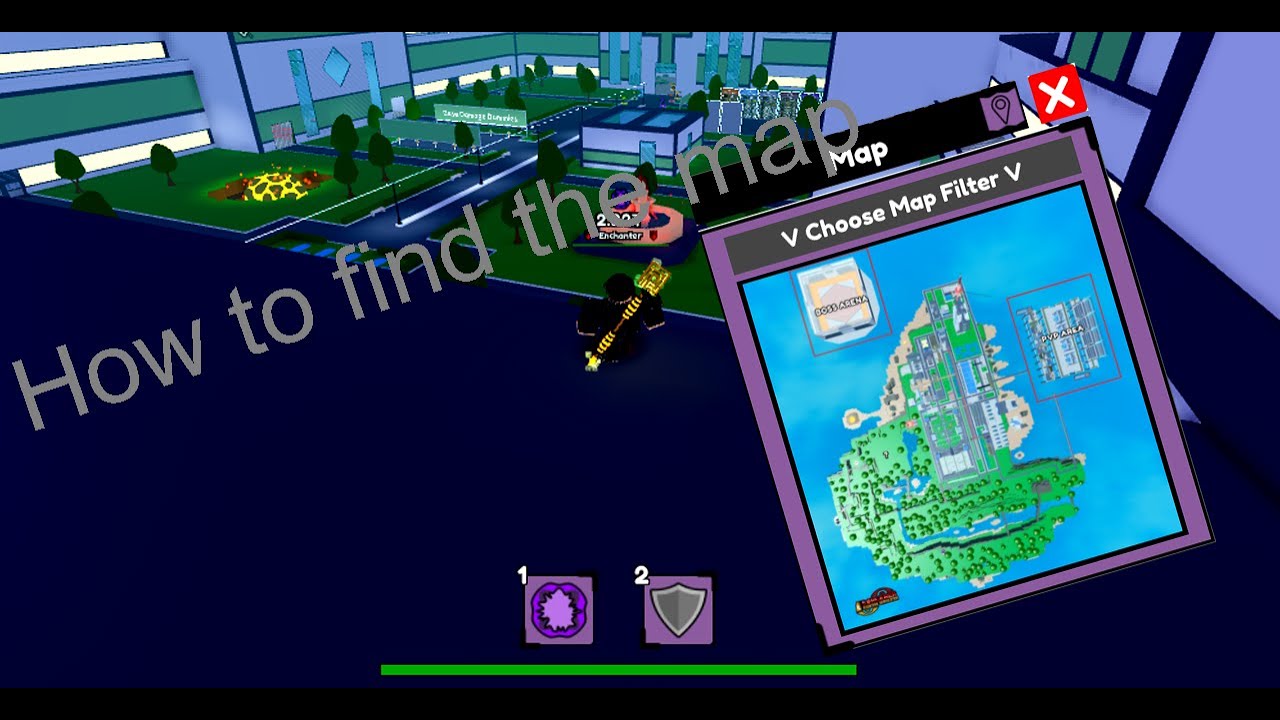 How to find the map in Sorcerer Fighting Simulator! YouTube
