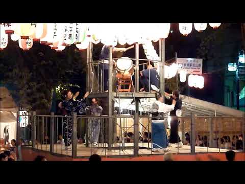 2018年板橋駅前公園盆踊り⑦　板橋音頭　バーリントン広場