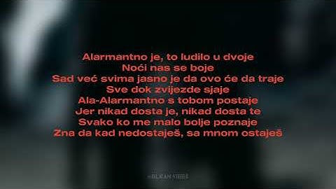 Đana - Alarmantno (Lyrics Video by Blkan Vibes)