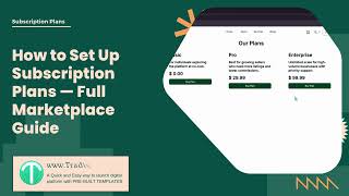 How to Set Up Subscription Plans for your website?