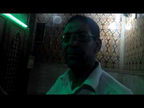 مدير مكتب اليوم السابع بكفر الشيخ داخل مسجد العارف بالله طلحة التلمساني