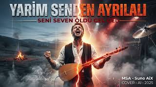 Yarim Senden Ayrılalı 💔| Bağlama × Electric Guitar Ai Cover 2025