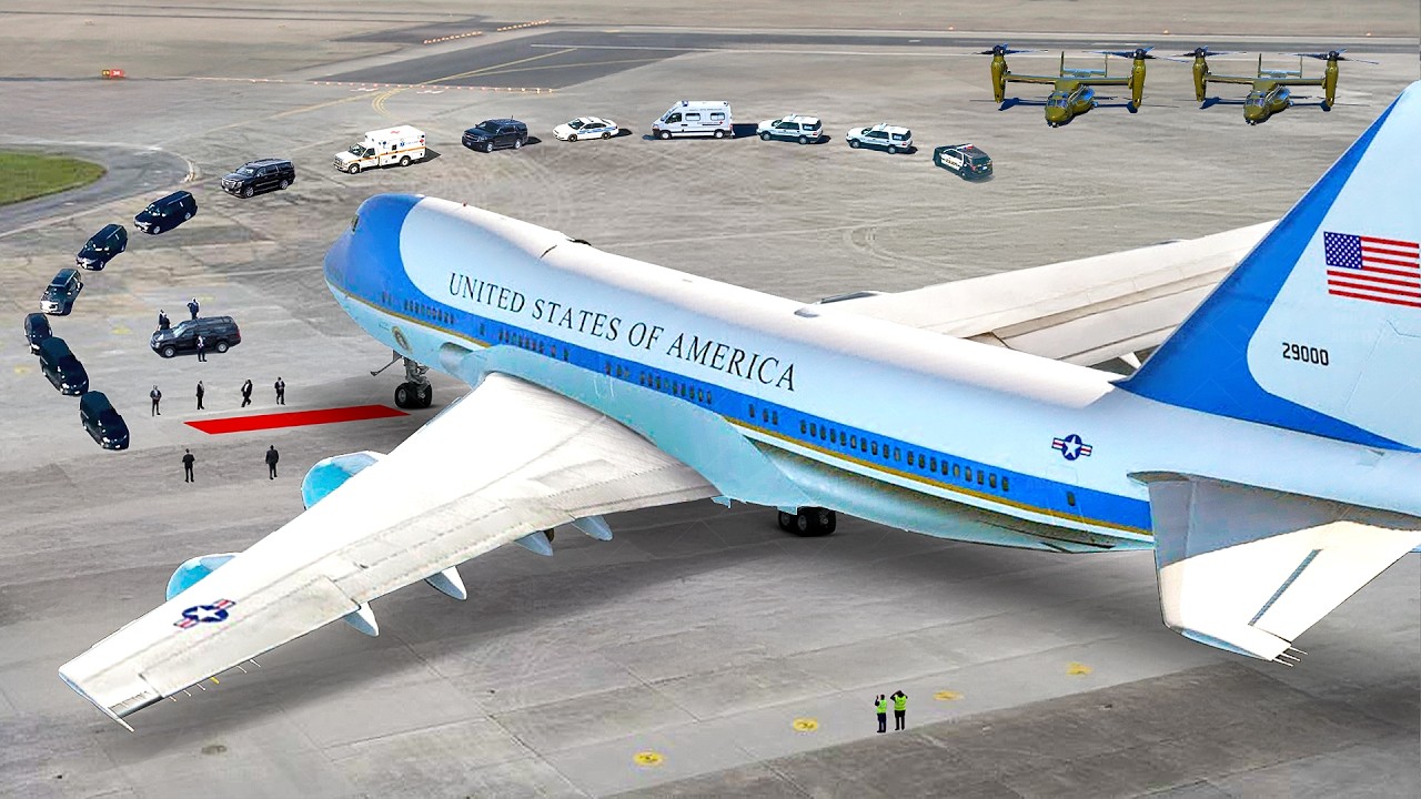 How The US Secret Service Prepares $4 Billion US Presidential Convoy For Takeoff