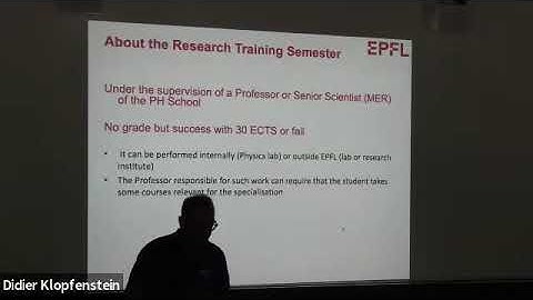 Journée accueil EPFL - section physique 2023