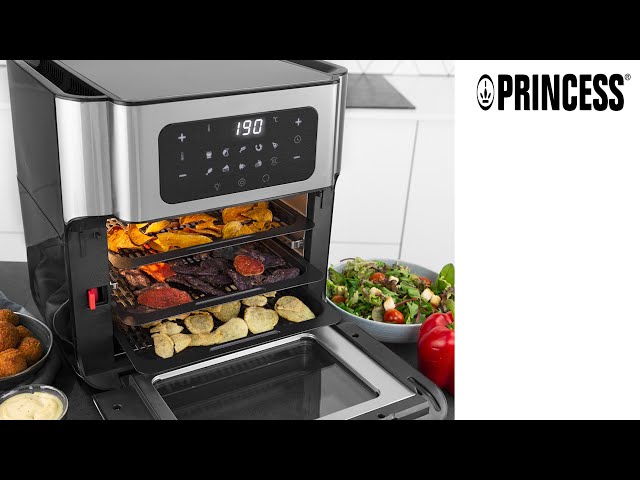 Princess 182065 Aerofryer Oven Volume 10 Liter – Stainless - YouTube