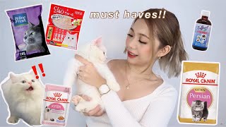 PET ESSENTIALS MUST HAVES SHOPEE HAUL + MEET MY PERSIAN CAT!