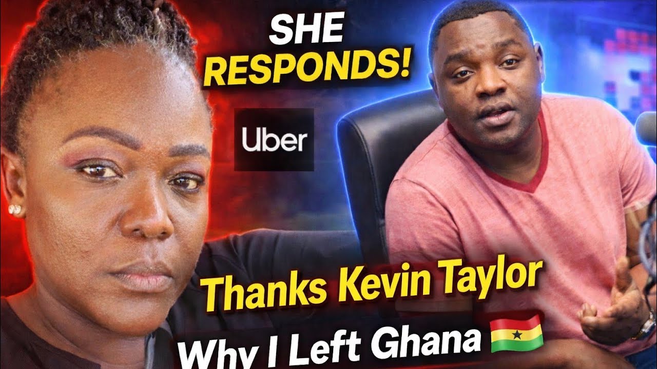 Нана Яа Брефо отвечает Кевину Тейлору, объясняя, почему она работает водителем Uber в США.