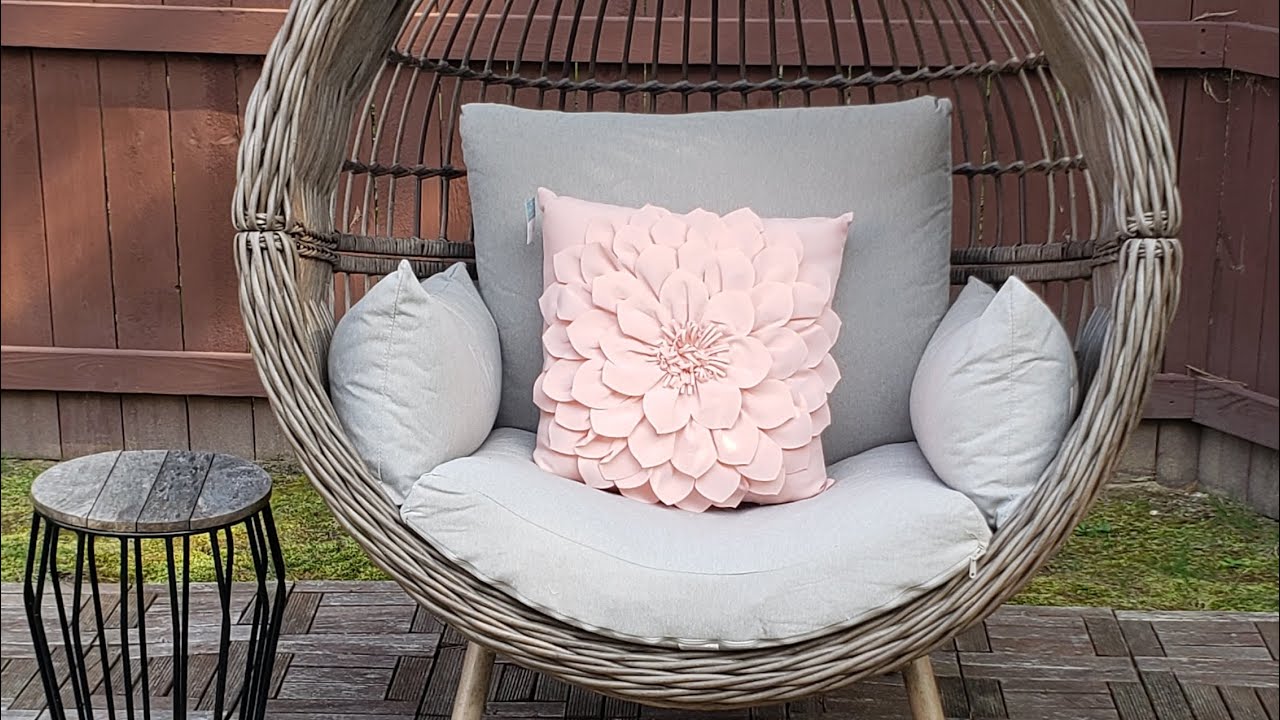 The BEST Egg Chair! I Love it. #lowesfinds #eggchair - YouTube