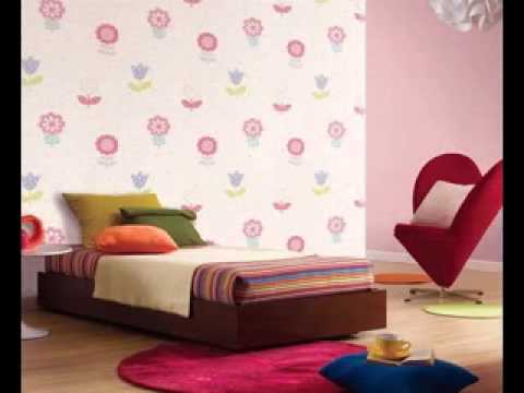 Cute Girls Room Wallpaper Design Ideas Youtube