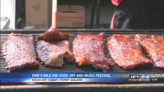 Erie Rib Fest underway in Perry Square in downtown Erie