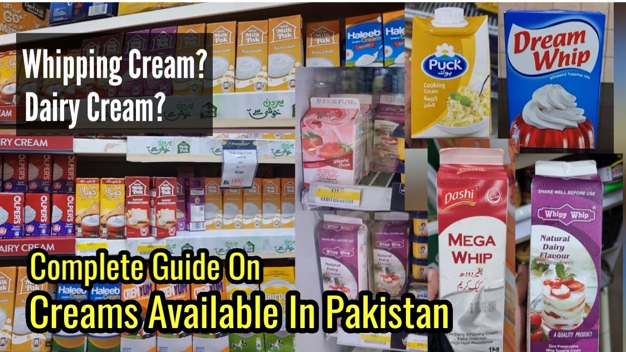 All About Whipping Creams Dairy, NonDairy, Whipping & Cooking Creams