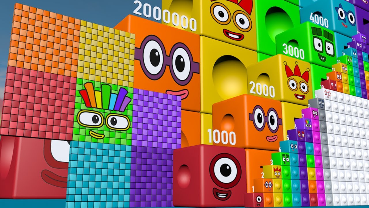 Numberblocks Puzzle Step Squad 700 700,000 27,000,000 MILLION BIGGEST ...