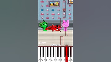 My Toy or ELSE! 😱⚡#sprunki #animation (@PADLOTOON) - Octave Piano Tutorial