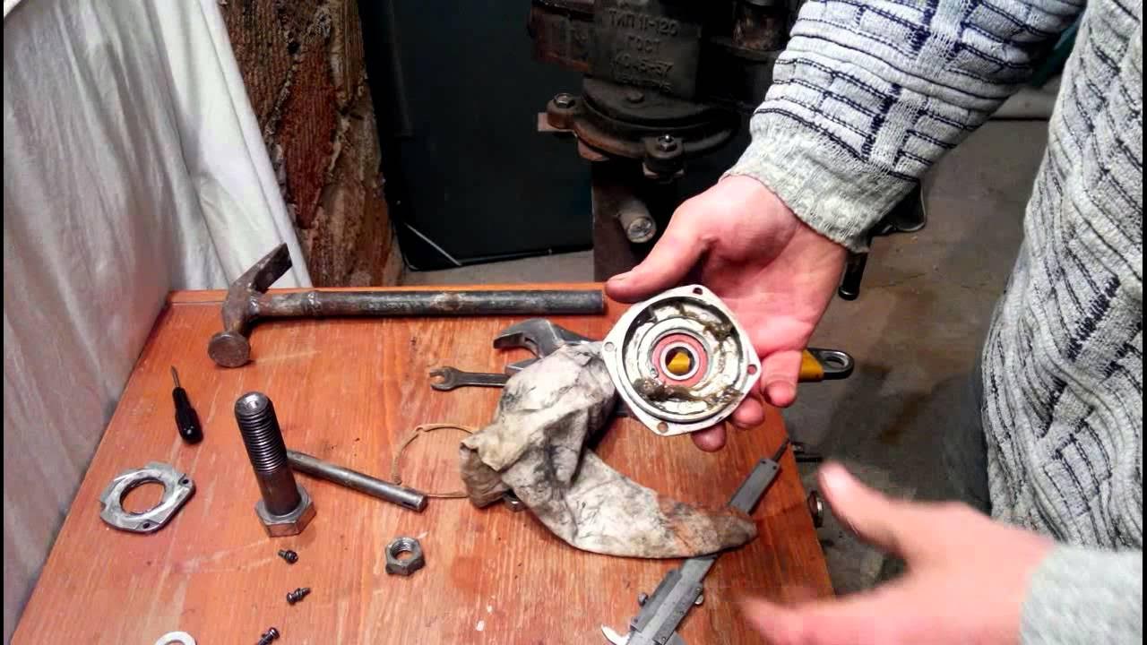 Видео как поменять подшипник