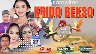 #Live Karawitan KRIDO BEKSO / Pernikahan SHOLIKIN & LIANA SARI / Semen 27 Oktober 2025