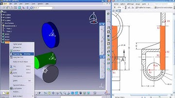CATIA V5 Tutorial - Multibody part - 1/3