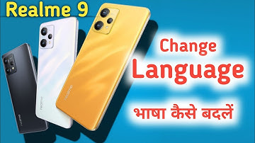 Realme 9 Language" Realme 9 mobile me language change kaise kare