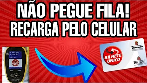 Como recarregar o vale-transporte do Bilhete Único?