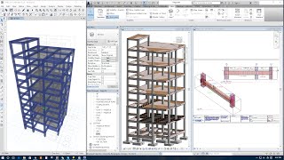 Export Model from Etabs to Revit Structure for Detailing