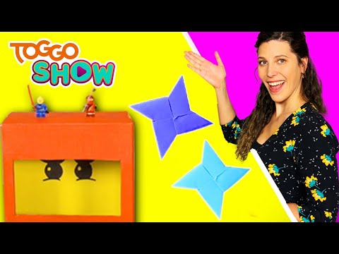 NINJA DIY - Wurfsterne | SELBSTGEMACHT mit Lisa | TOGGO Show