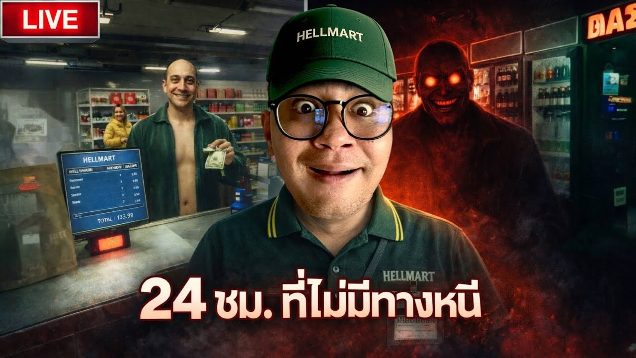 🔴 เฝ้ามินิมาร์ทนรก ห้ามหนี ห้ามพัก ห้ามสลิ้งค์แตก