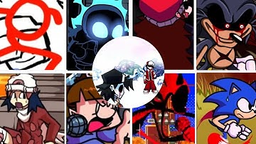 FNF - Frostbite But Every Turn A Different Character Sings It