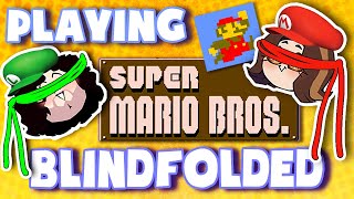Playing Super Mario Bros. BLINDFOLDED!