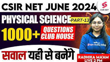 CSIR NET June 2024 | Physical Science | Diode | Electronics Most Expected Questions 01 | Radhika Mam
