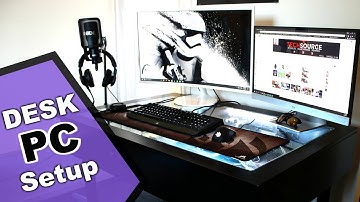 (MUST SEE) Custom DESK PC Gaming Setup 2017